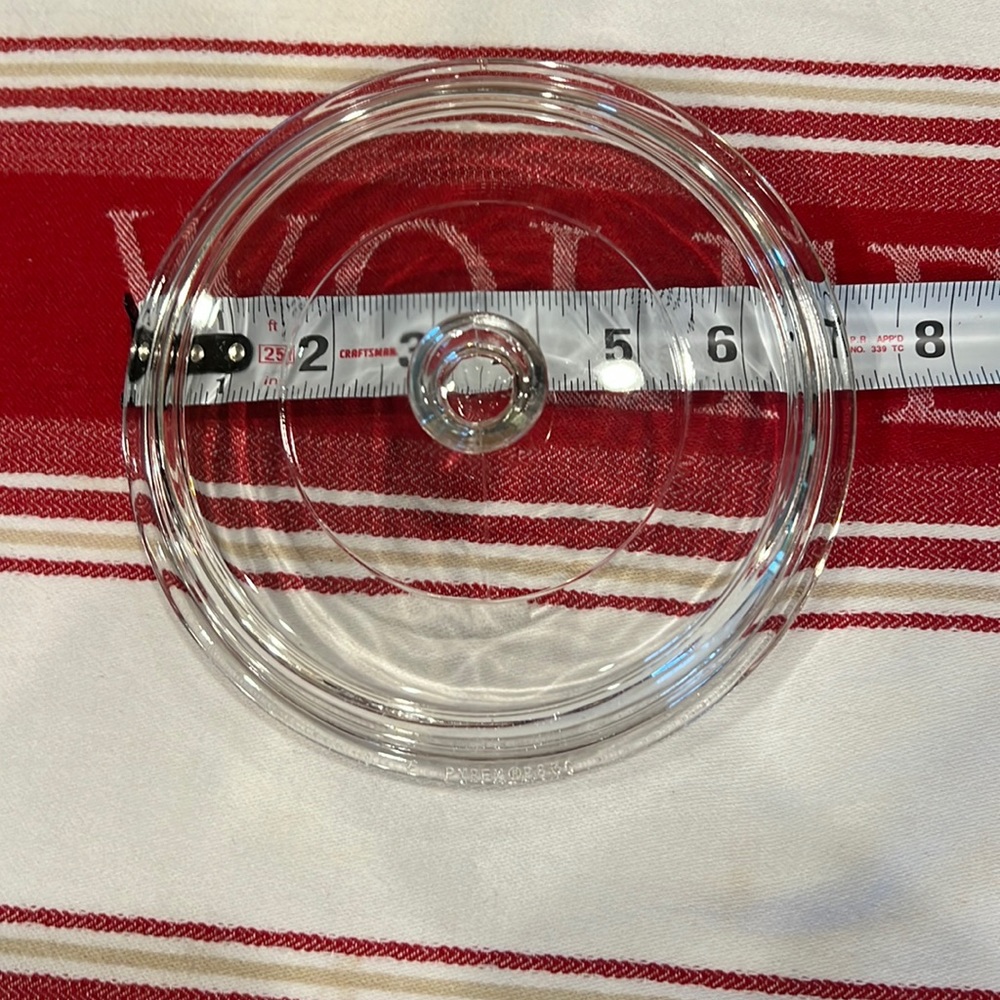 Pyrex lid p83c